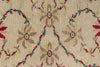 6x9 Ivory and Multicolor Turkish Anatolian Rug