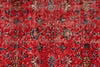 6x10 Red and Navy Turkish Anatolian Rug