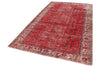 6x10 Red and Navy Turkish Anatolian Rug