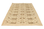 5x9 Beige and Light Brown Turkish Anatolian Rug