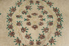 6x9 Ivory and Multicolor Turkish Anatolian Rug