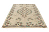 6x9 Ivory and Multicolor Turkish Anatolian Rug