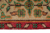 6x9 Green and Red Turkish Anatolian Rug