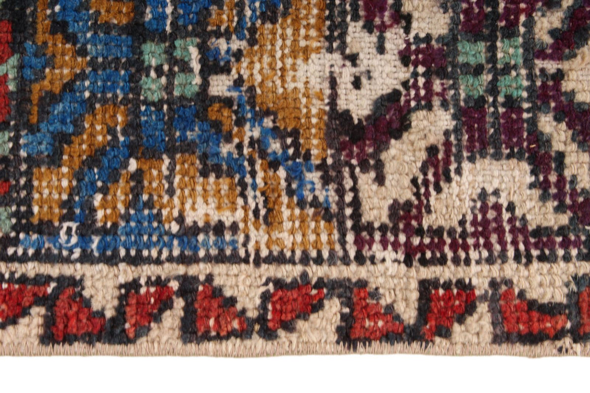 5x13 Multicolor and Orange Anatolian Turkish Tribal Runner