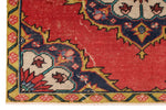 4x12 Red and Navy Anatolian Turkish Tribal Runner