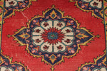 4x12 Red and Navy Anatolian Turkish Tribal Runner