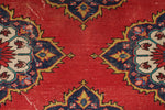 4x12 Red and Navy Anatolian Turkish Tribal Runner