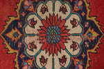 4x12 Red and Navy Anatolian Turkish Tribal Runner