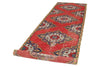 4x12 Red and Navy Anatolian Turkish Tribal Runner