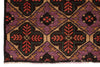 5x10 Purple and Rust Turkish Anatolian Rug