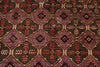 5x10 Purple and Rust Turkish Anatolian Rug