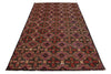 5x10 Purple and Rust Turkish Anatolian Rug