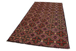 5x10 Purple and Rust Turkish Anatolian Rug