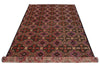 5x10 Purple and Rust Turkish Anatolian Rug