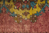 3x9 Dark Rust and Multicolor Anatolian Turkish Tribal Runner