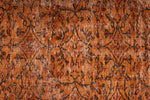 2x7 Orange and Light Brown Turkish Overdyed Runner