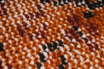 2x7 Orange and Light Brown Turkish Overdyed Runner