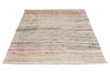 5x6 Multicolor and White Turkish Tribal Rug