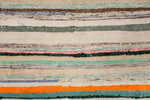 3x7 Multicolor and Ivory Turkish Tribal Runner