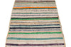 3x7 Multicolor and Ivory Turkish Tribal Runner