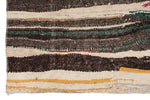 3x7 Multicolor and Ivory Turkish Tribal Runner