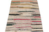 3x7 Multicolor and Ivory Turkish Tribal Runner