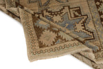 4x6 Light Brown and Brown Anatolian Turkish Tribal Rug