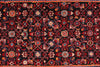 3x14 Burgundy and Multicolor Turkish Oushak Runner