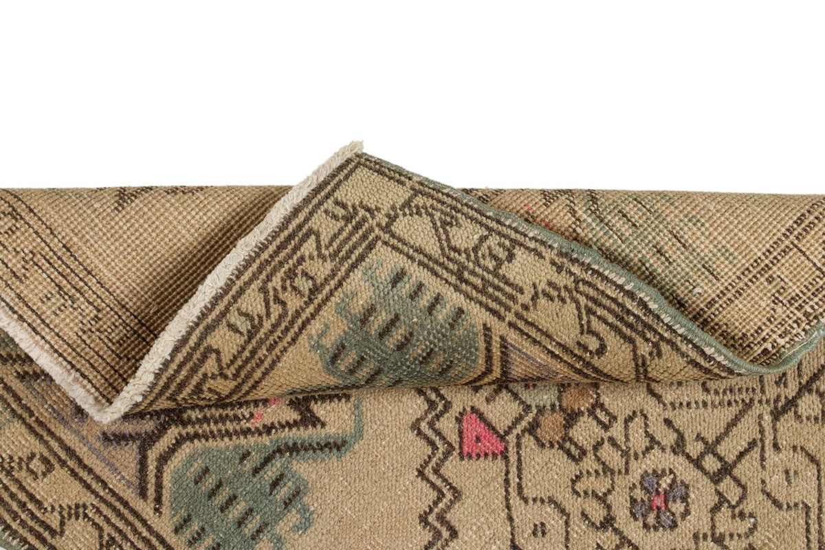 2x3 Ivory Turkish Tribal Rug