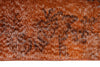 3x8 Orange and Brown Turkish Overdyed Runner