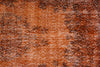 3x8 Orange and Brown Turkish Overdyed Runner