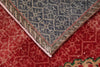 7x10 Red and Navy Turkish Anatolian Rug