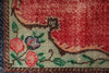 7x10 Red and Navy Turkish Anatolian Rug