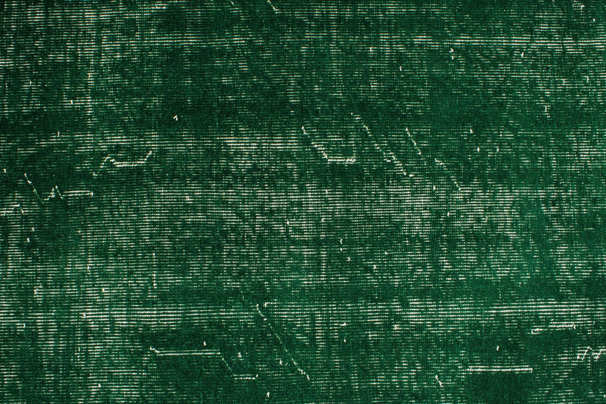 6x10 Dark Green and Multicolor Turkish Anatolian Rug