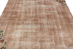 7x10 Light Brown and Multicolor Turkish Anatolian Rug