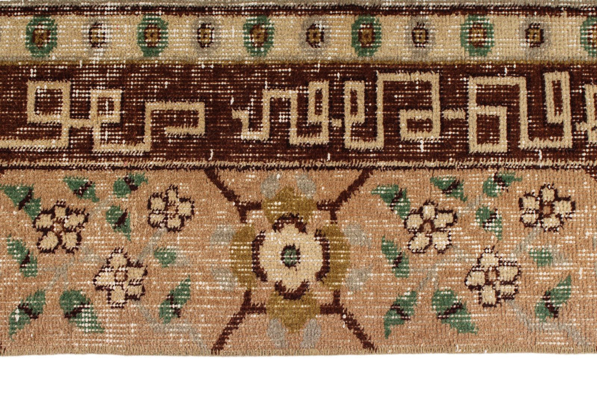 7x11 Blue and Multicolor Turkish Overdyed Rug