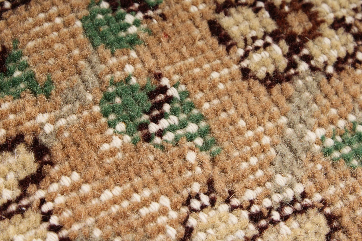 7x11 Blue and Multicolor Turkish Overdyed Rug