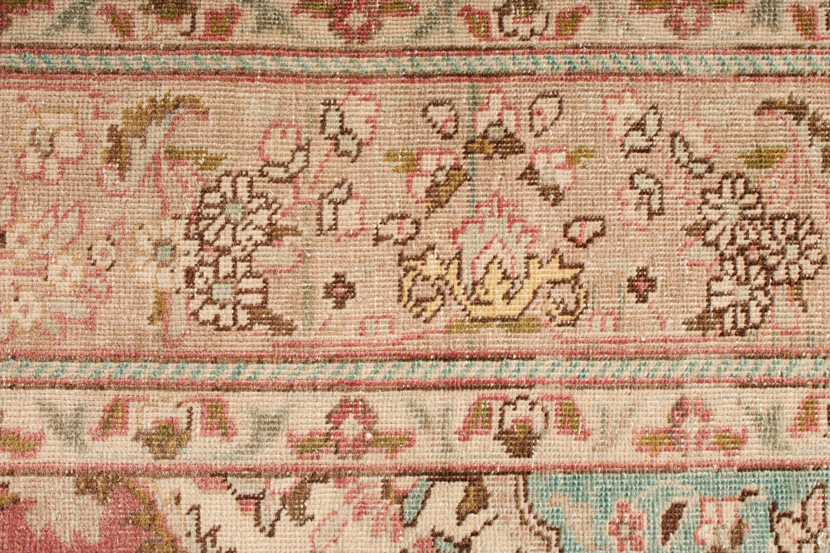 7x9 Pink and Multicolor Turkish Overdyed Rug