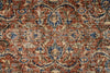 7x9 Brown and Multicolor Anatolian Turkish Tribal Rug