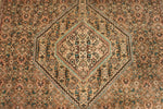 7x9 Light Brown and Multicolor Turkish Overdyed Rug