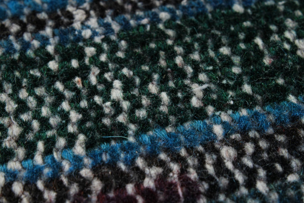 7x10 Dark Purple and Navy Turkish Overdyed Rug