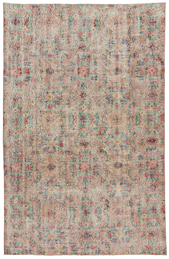 5x8 Multicolor Anatolian Turkish Tribal Rug