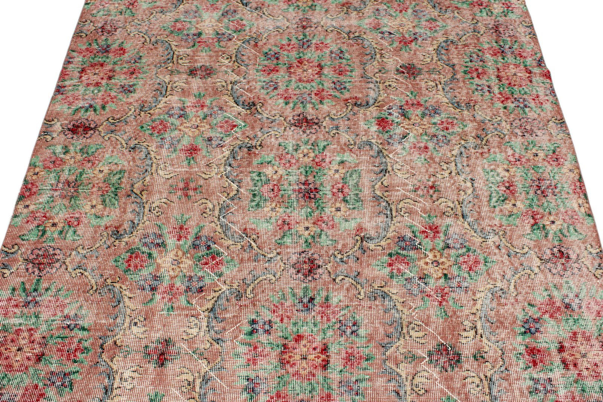 5x8 Multicolor Anatolian Turkish Tribal Rug