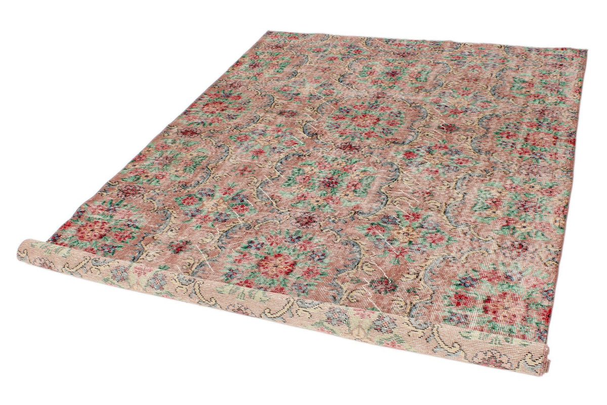 5x8 Multicolor Anatolian Turkish Tribal Rug