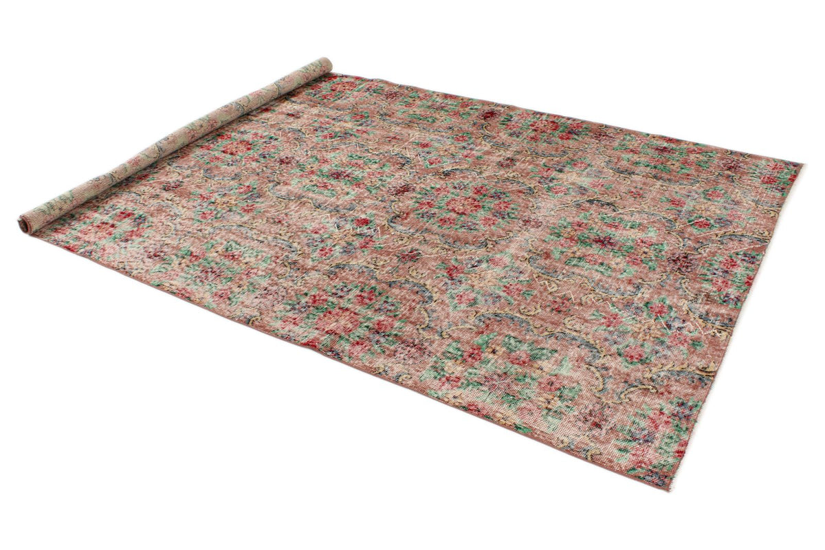 5x8 Multicolor Anatolian Turkish Tribal Rug