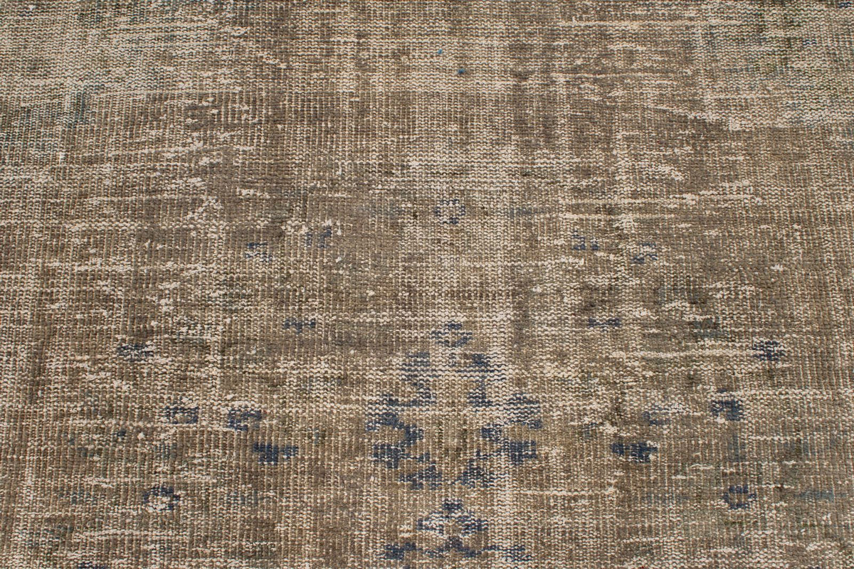 5x10 Brown and Purple Anatolian Turkish Tribal Rug