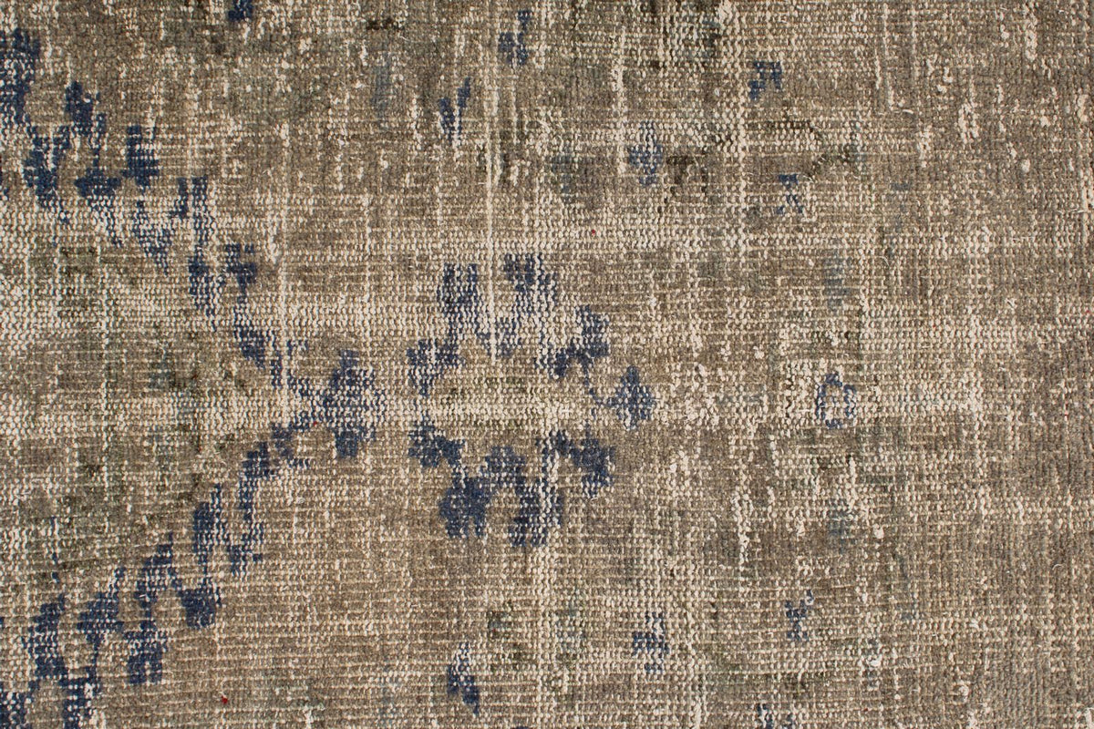 5x10 Brown and Purple Anatolian Turkish Tribal Rug
