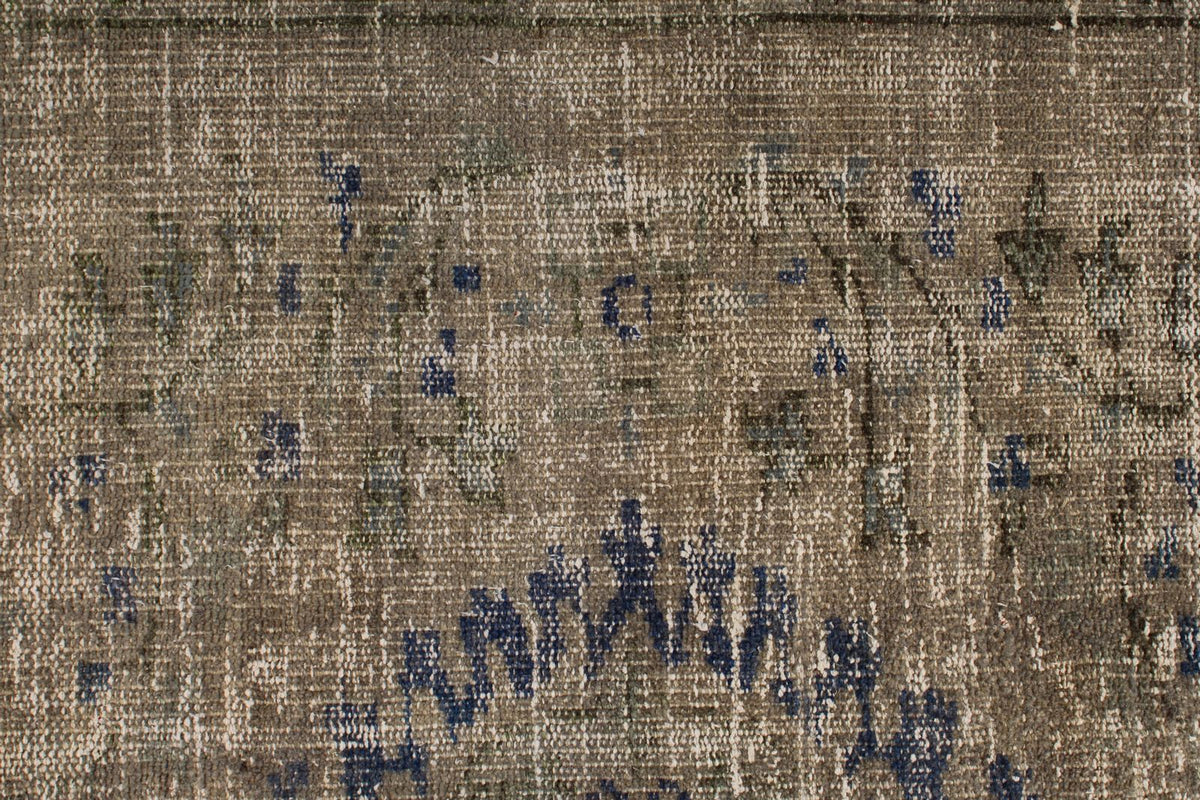 5x10 Brown and Purple Anatolian Turkish Tribal Rug