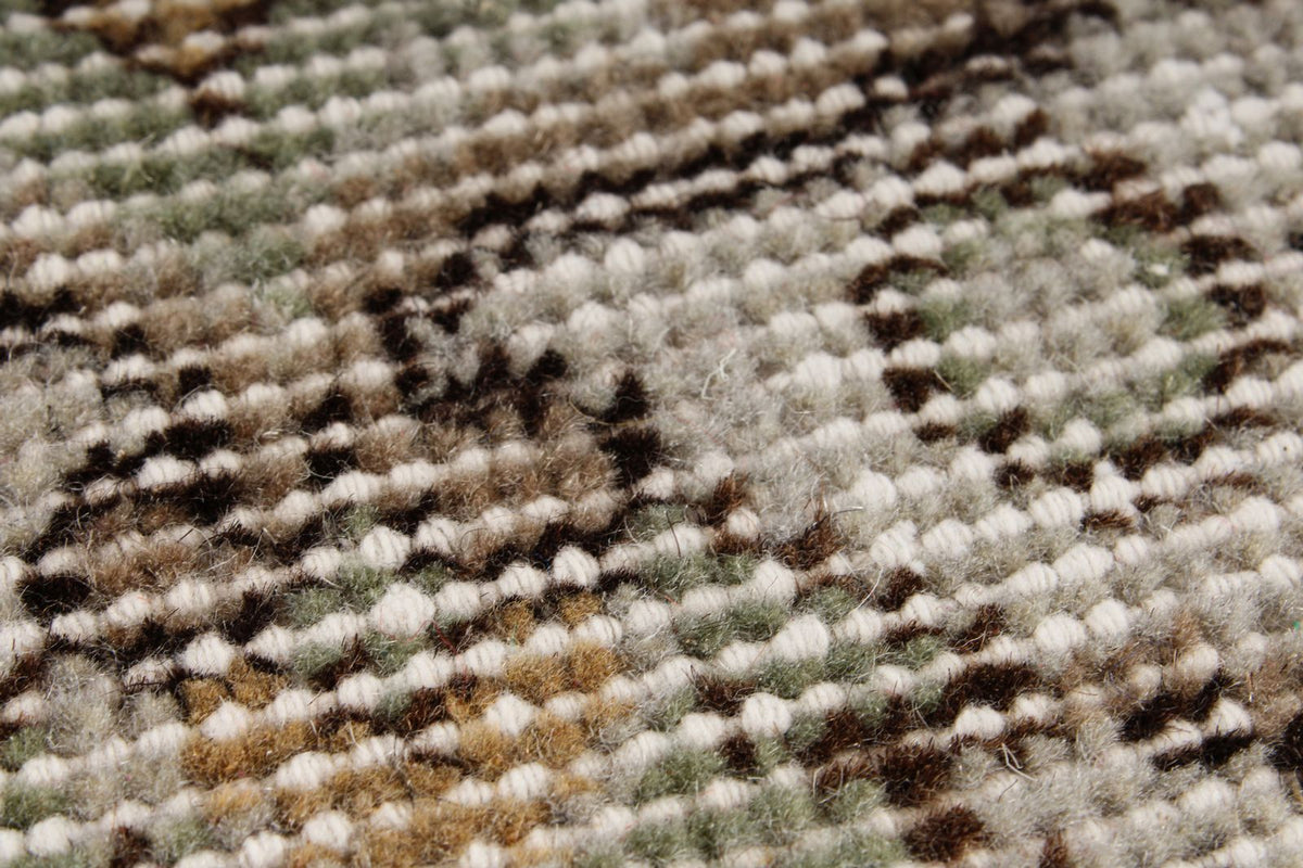 5x9 Brown and Gray Turkish Overdyed Rug