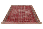 6x10 Burgundy and Rust Turkish Anatolian Rug